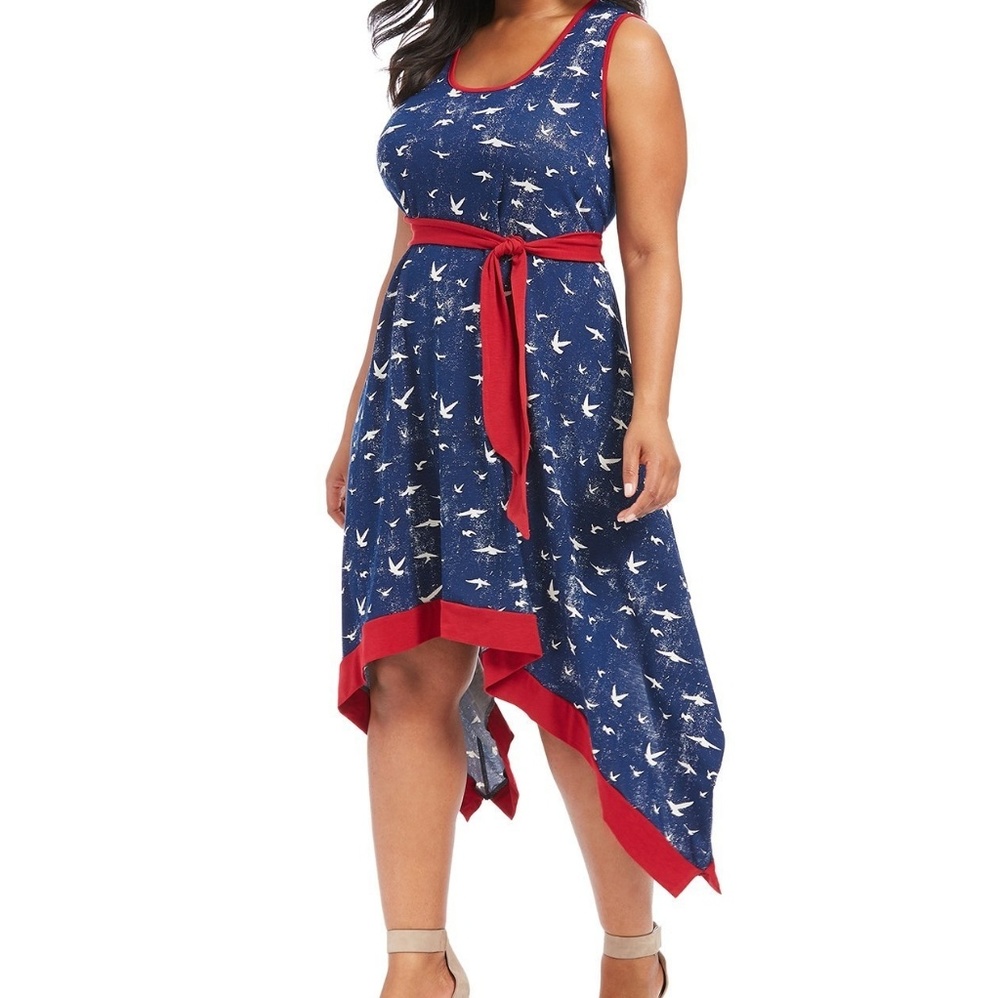 EFFIE'S HEART DRESS BEACHCOMBER MOUETTE PRINT